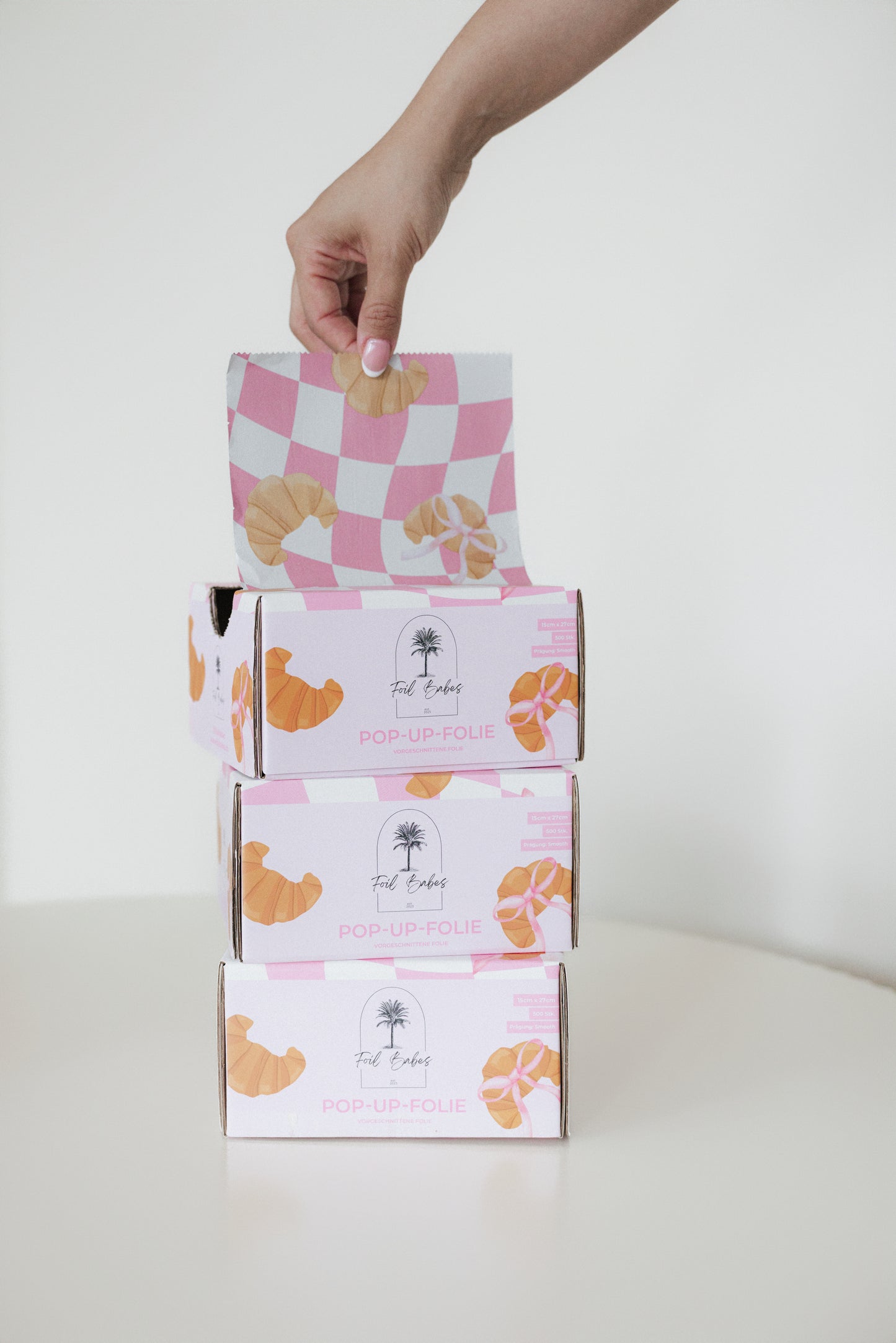 Le Croissant Smooth - Pop Up Foil - 15 cm x 27 cm | Größe S