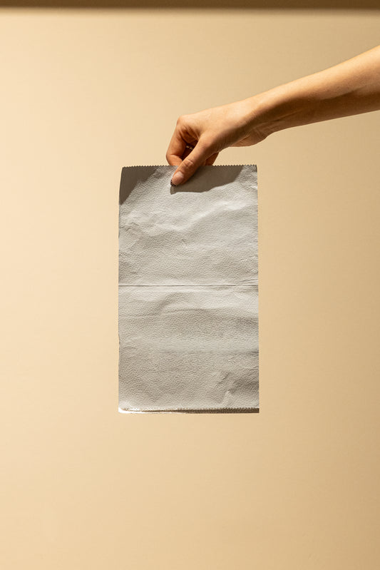 Pure White | Pop Up Foil | 15cmx27cm - Größe S | Rough