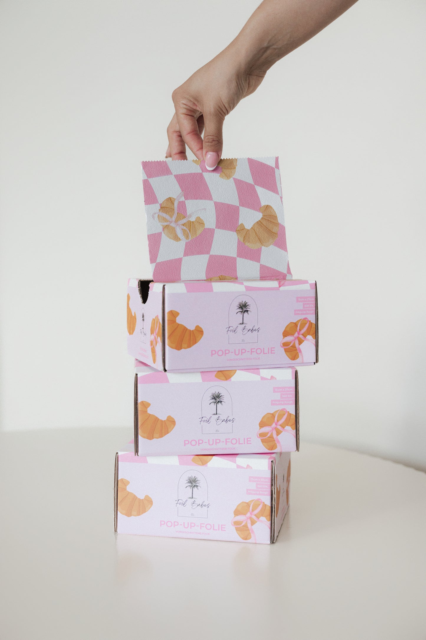 Le Croissant Rough - Pop Up Foil - 15 cm x 27 cm | Größe S